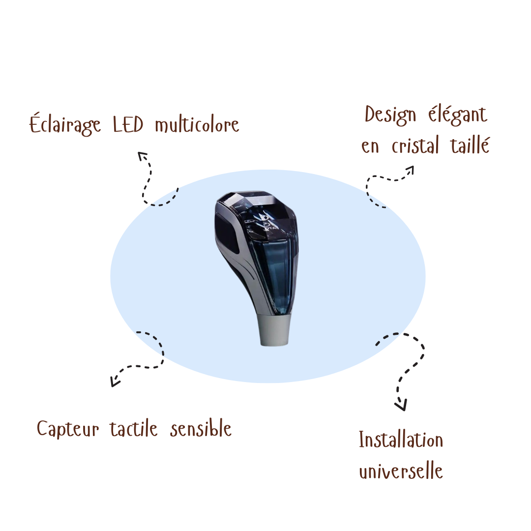 Crystal Crown™ | Pommeau de levier de vitesse