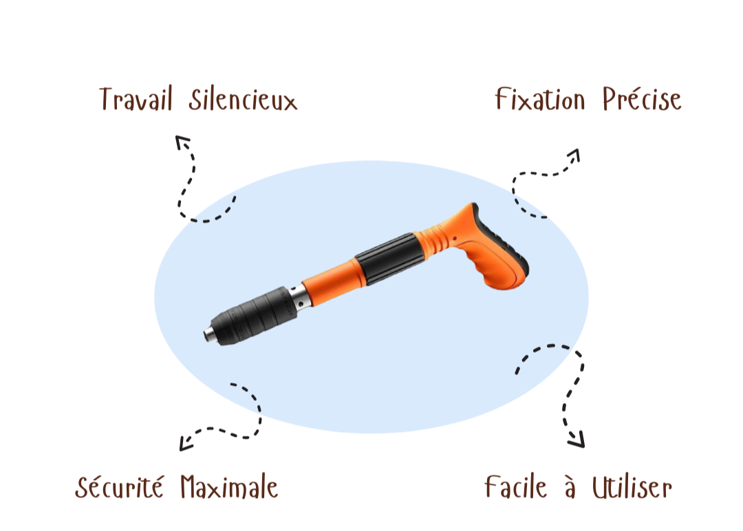 SilentShot™ | Concrete Nail Shooter