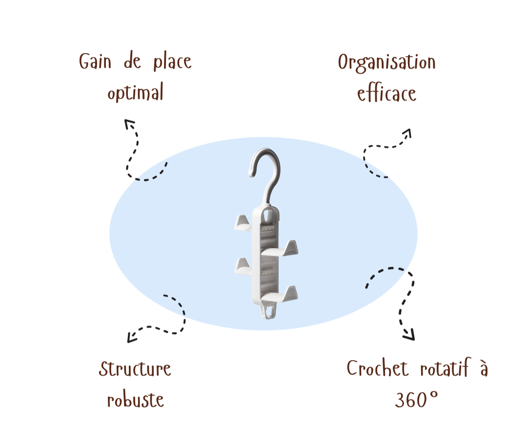 SpaceFold™ | Multi-layer Hook Hanger