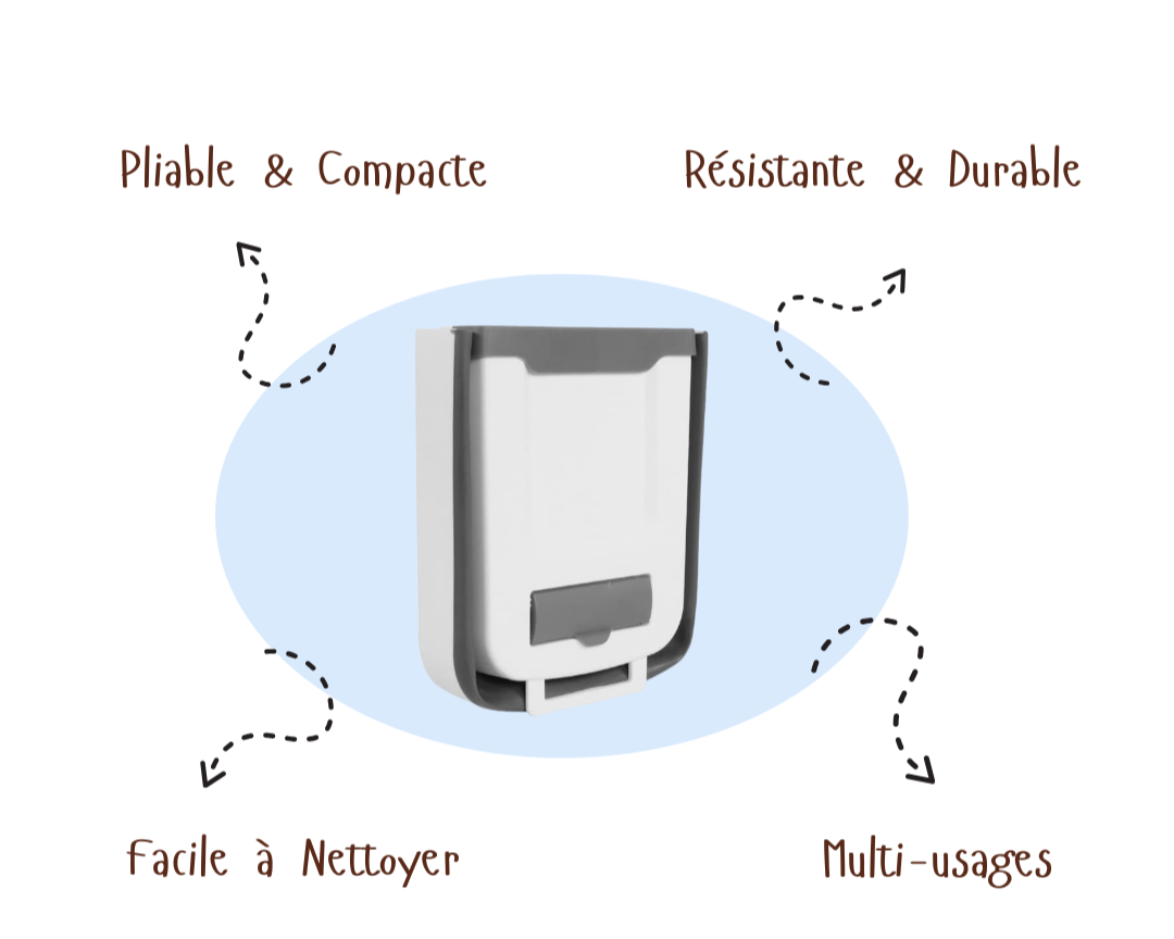 FoldBin™ | Poubelle Pliable