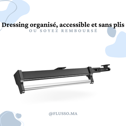Rail Télescopique pour Armoire & Dressing | Capacité 25 kg