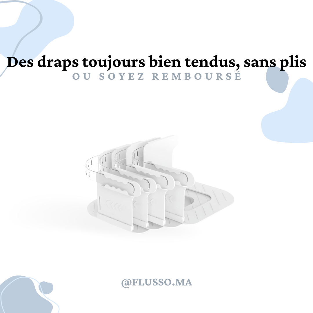 Attaches Draps de Lit Renforcées