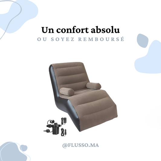 AirLounge™ | Fauteuil Gonflable avec Pompe Intégrée