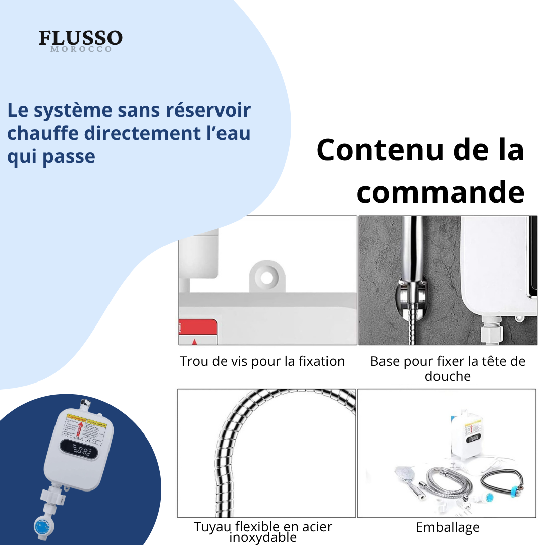 Chauffe-Eau Instantané Électrique