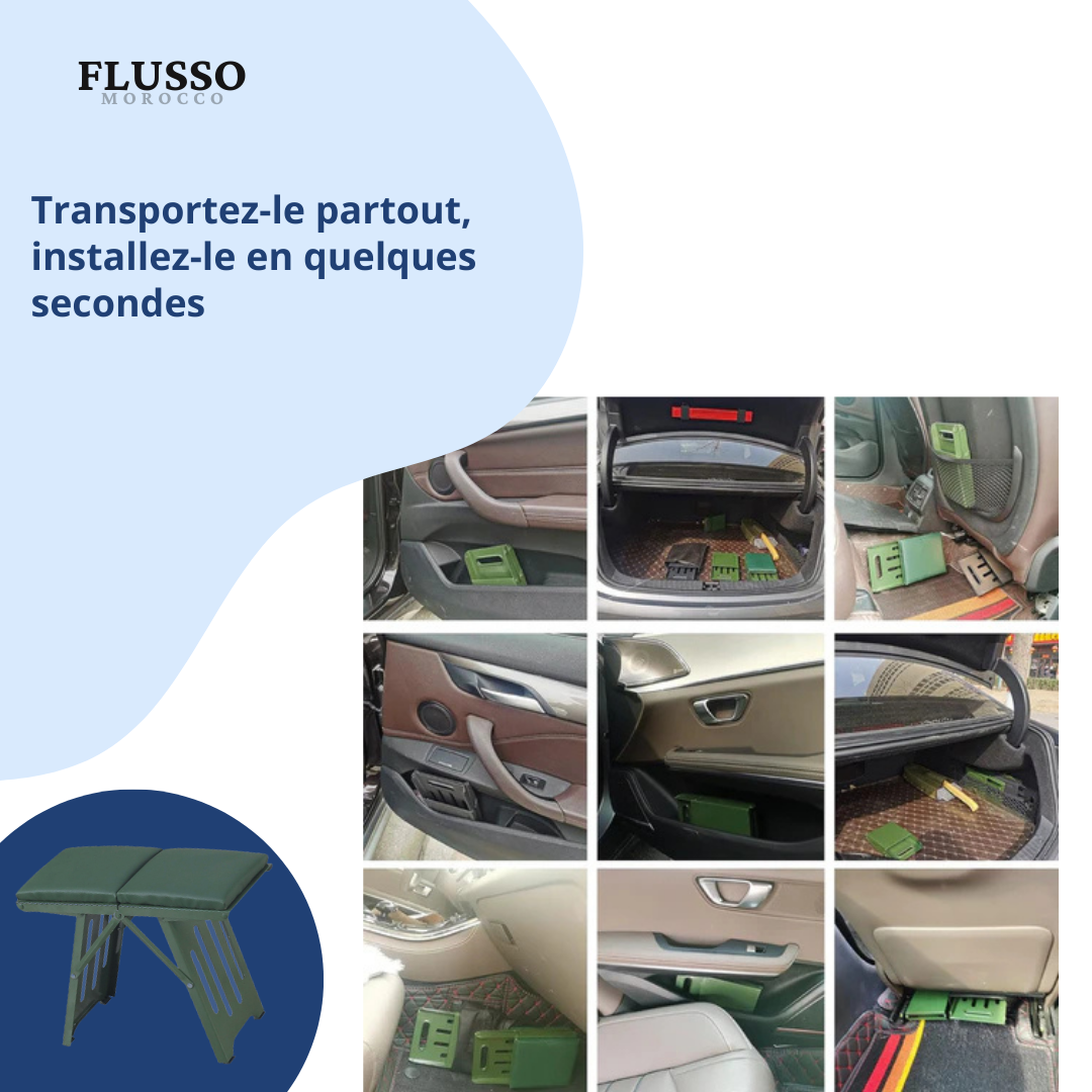 TrekSit™ | Tabouret Pliable Ultra-Léger