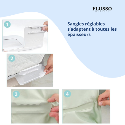 Attaches Draps de Lit Renforcées