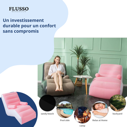 AirLounge™ | Fauteuil Gonflable avec Pompe Intégrée