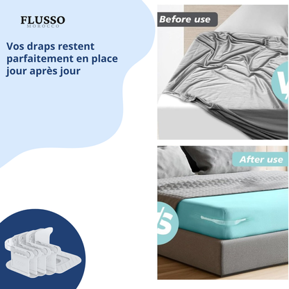 Attaches Draps de Lit Renforcées