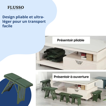 TrekSit™ | Tabouret Pliable Ultra-Léger