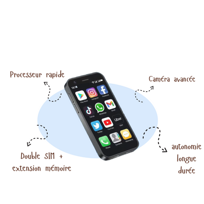 Mini Smartphone | Élégance et Performance