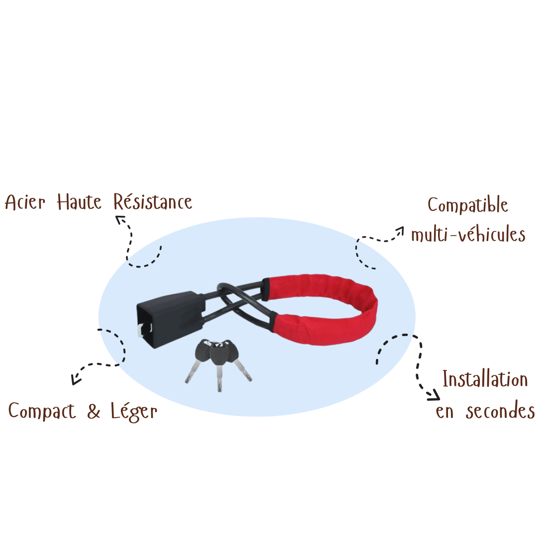 Système Anti-Vol Universel Renforcé pour Voiture