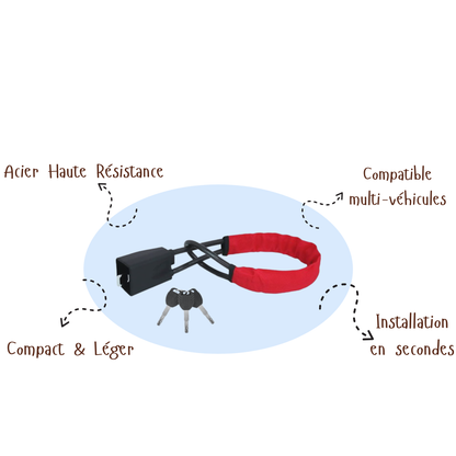 Système Anti-Vol Universel Renforcé pour Voiture