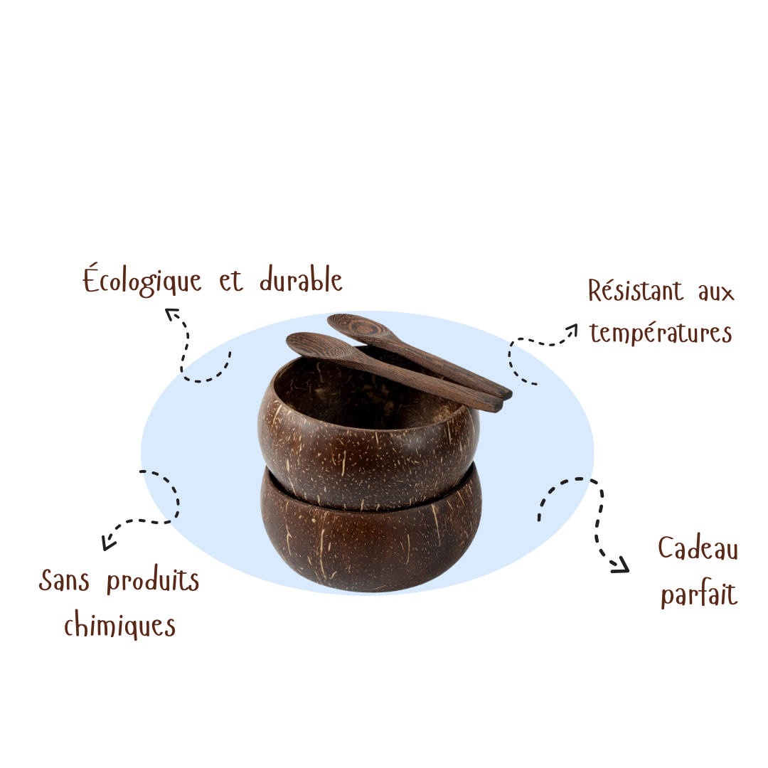Coco Casa | Bol en noix de coco naturel