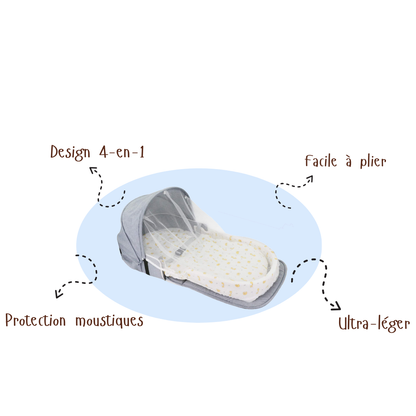 Sleep&Go™ | Berceau Portable 4-en-1