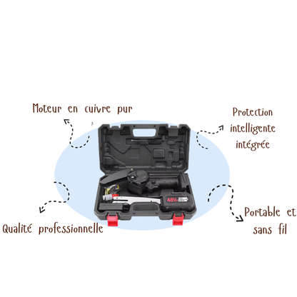 PowerCut™ | Mini Tronçonneuse Sans Fil 48V