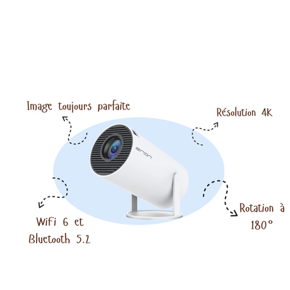 SmartBeam™ | Mini Vidéoprojecteur 4K
