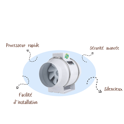 Ventilateur d’aération - Un air pur, sans bruit