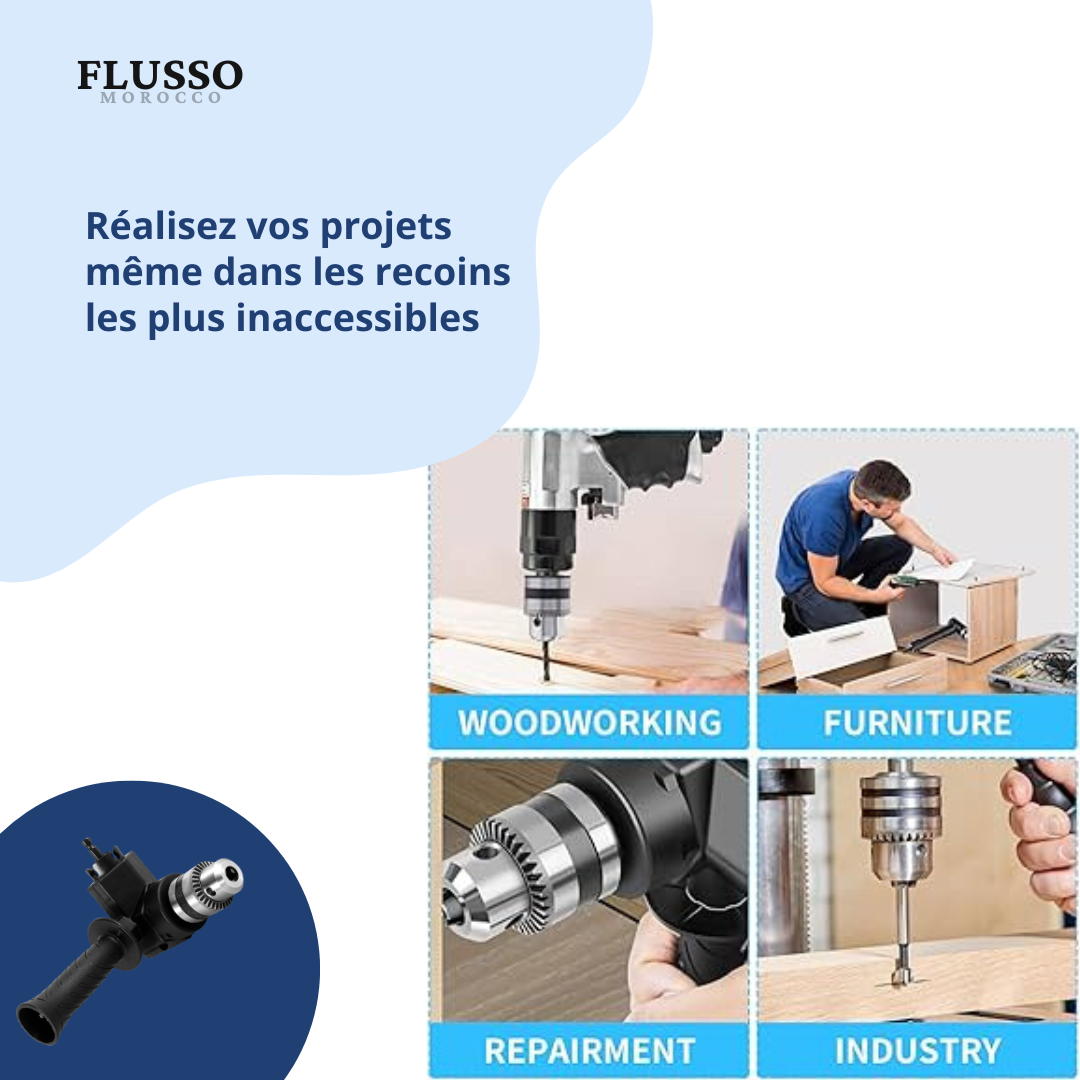 FlexiDrill™ | Adaptateur de Perceuse