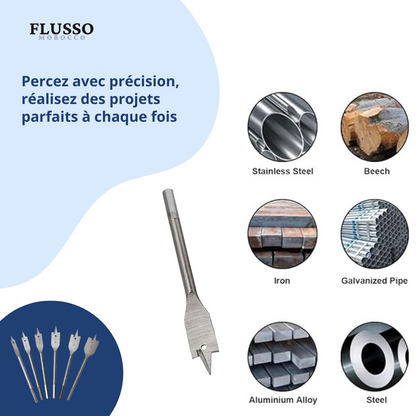 DrillEdge™ | Set de 6 Forets Spade