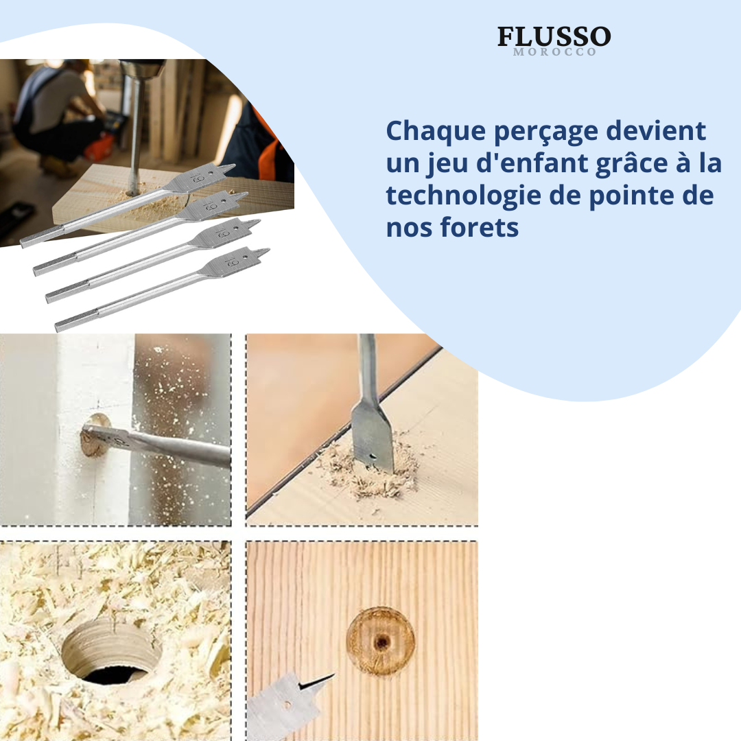 DrillEdge™ | Set de 6 Forets Spade