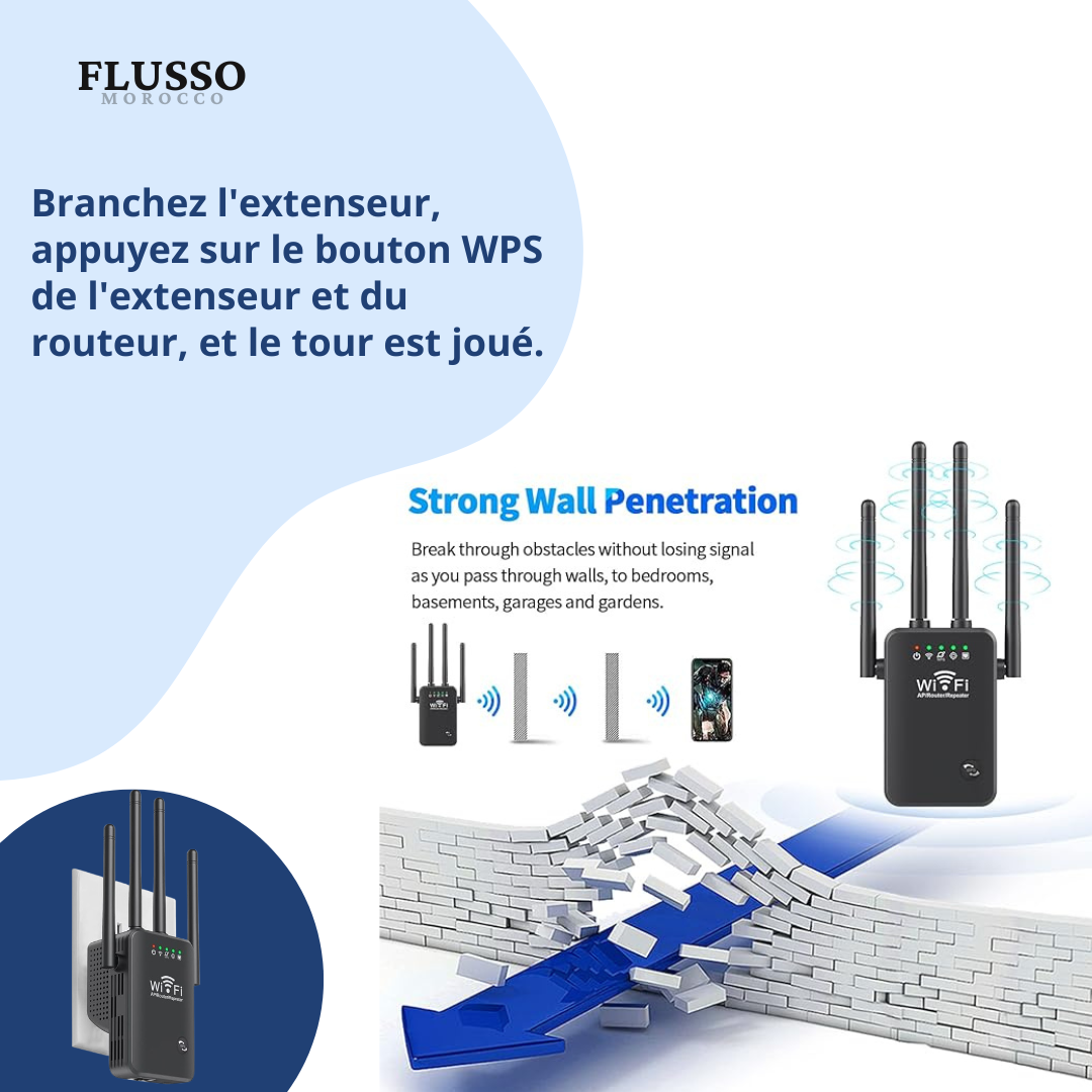 Smile dolL™ | Extenseur WiFi 360°