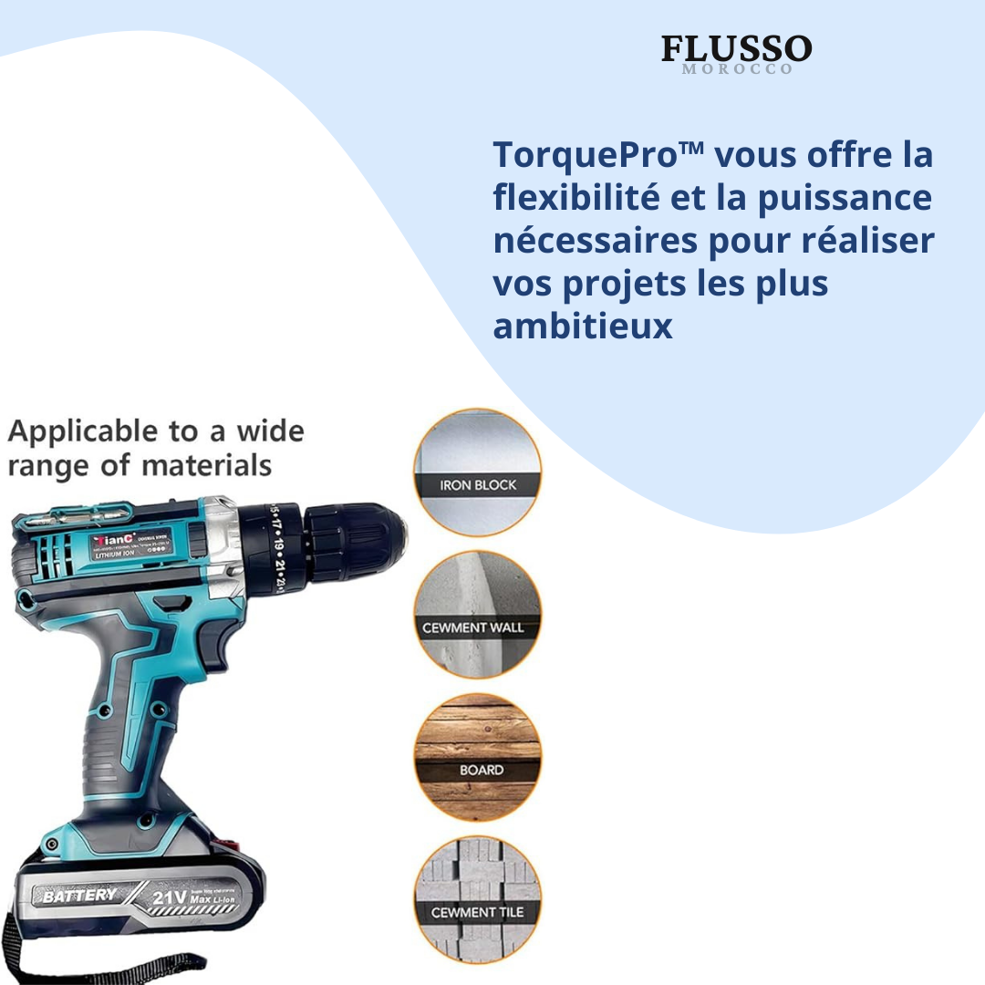 TorquePro™ | Sports flyfree Perceuse