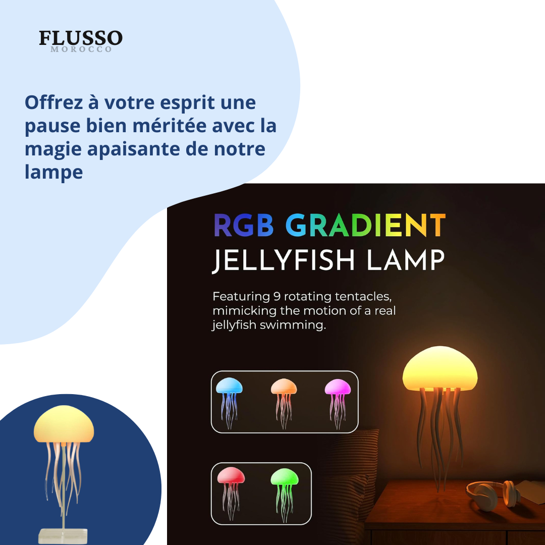 LumaJelly™ | Floating Jellyfish Light Lamp