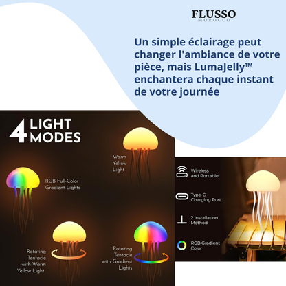 LumaJelly™ | Floating Jellyfish Light Lamp