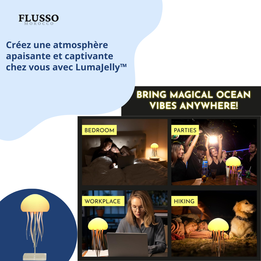 LumaJelly™ | Floating Jellyfish Light Lamp