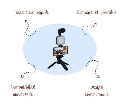 VlogMaster Pro™ | Phone Live Streaming Kit
