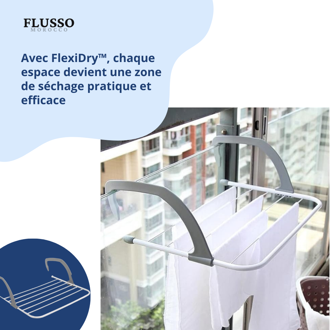 FlexiDry™ | Étendoir à linge pliable
