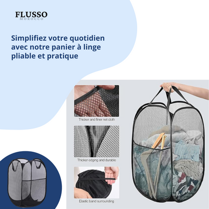 FlexiBasket™ | Panier à Linge Pop-Up