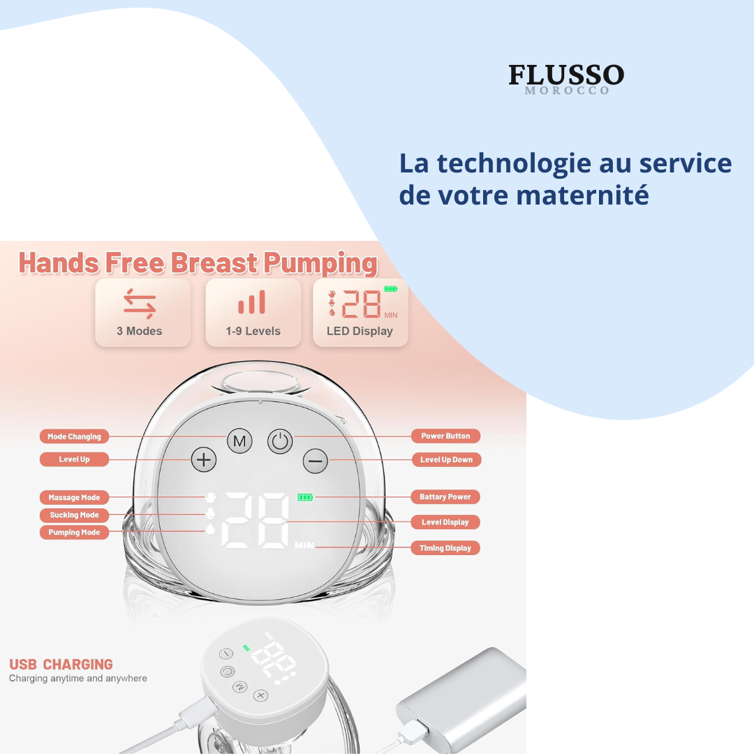MilkEase™ | Pompe à lait portable sans fil