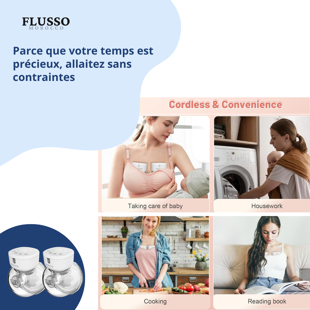MilkEase™ | Pompe à lait portable sans fil