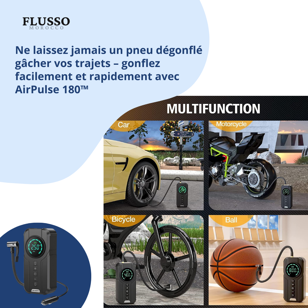 AirPulse 180™ | Gonfleur de pneus
