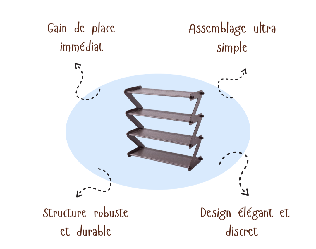 TidyRack™ | Shoe Rack