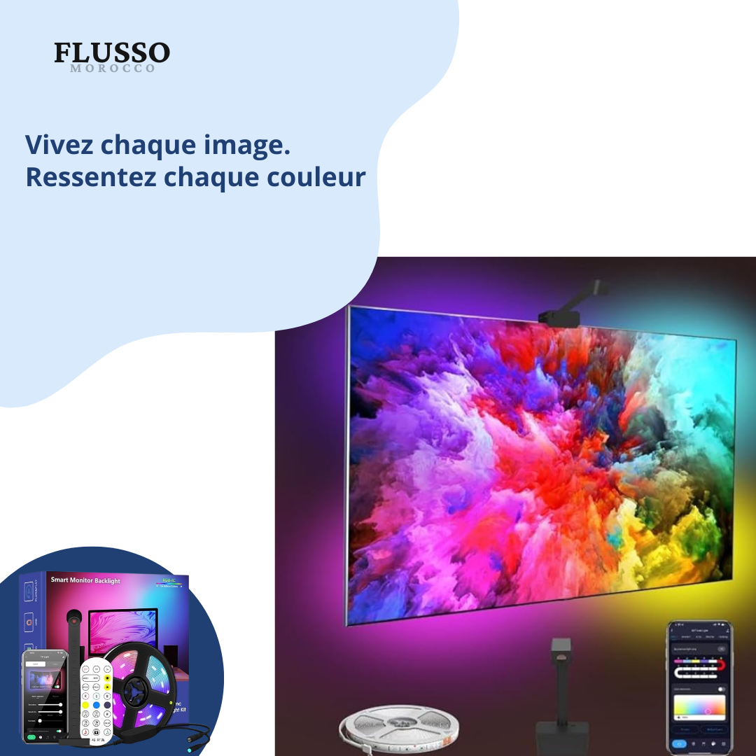 TVGlow Pro | Rétroéclairage TV LED WiFi