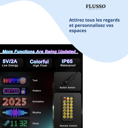 FlexiGlow™ | Écran LED Programmable Flexible