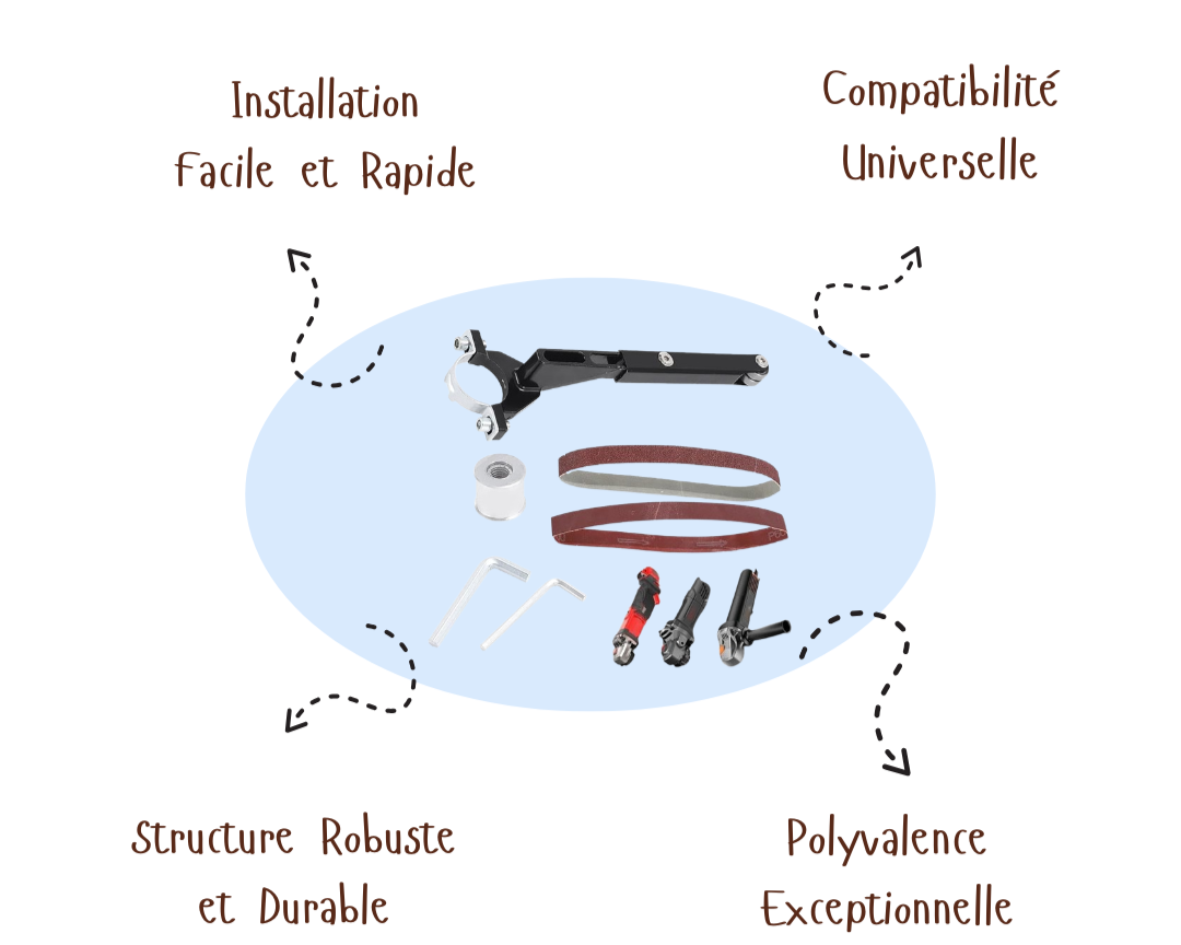 SandPro™ | Belt Sander Attachment