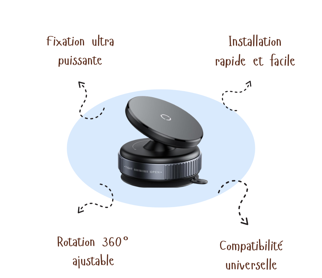 CarMagnet™ | Support Téléphone Voiture