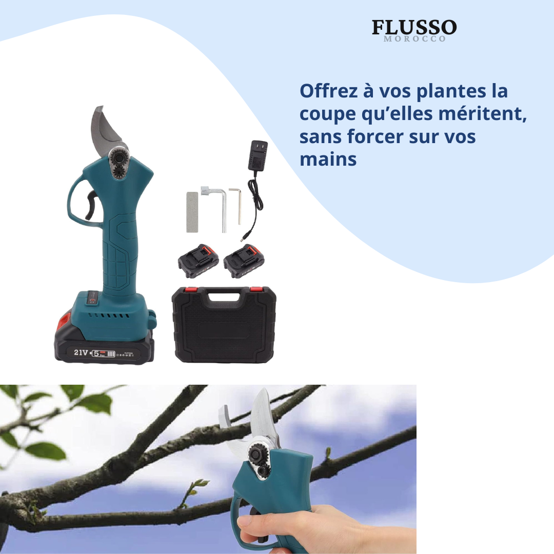 Syrisora™ | Sécateur Électrique Sans Fil
