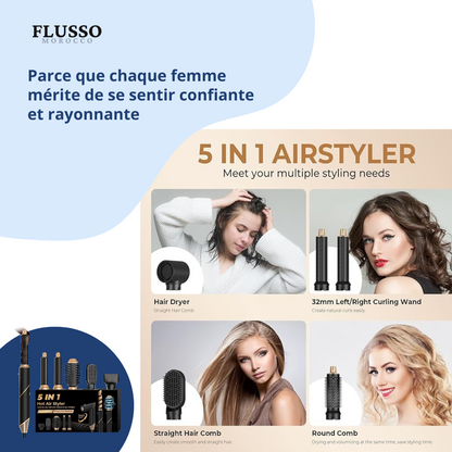 Airstyler™ | 5 in 1 Airstyler Hair Dryer Brush