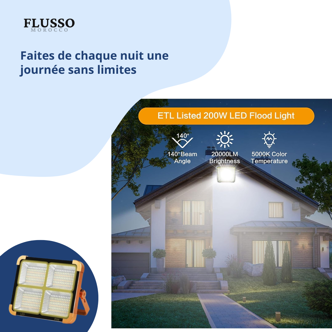 LumiFort™ | NMBHUS Solar Flood Light