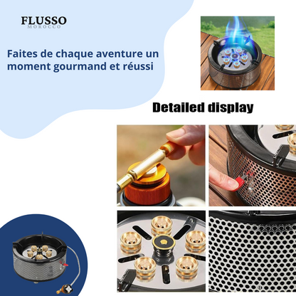 Labymos™ | Réchaud portable 6 foyers