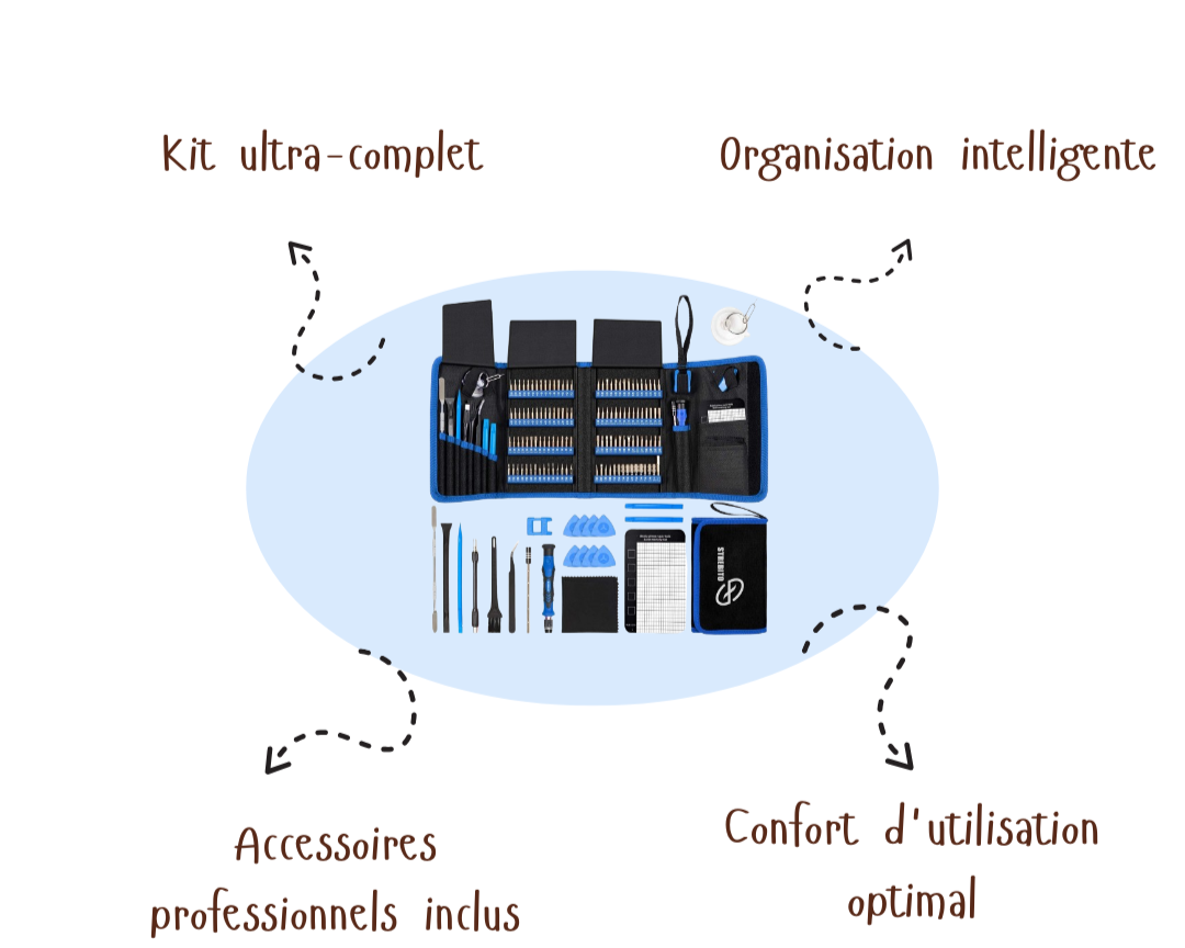 STREBITO™ | Kit de tournevis de précision