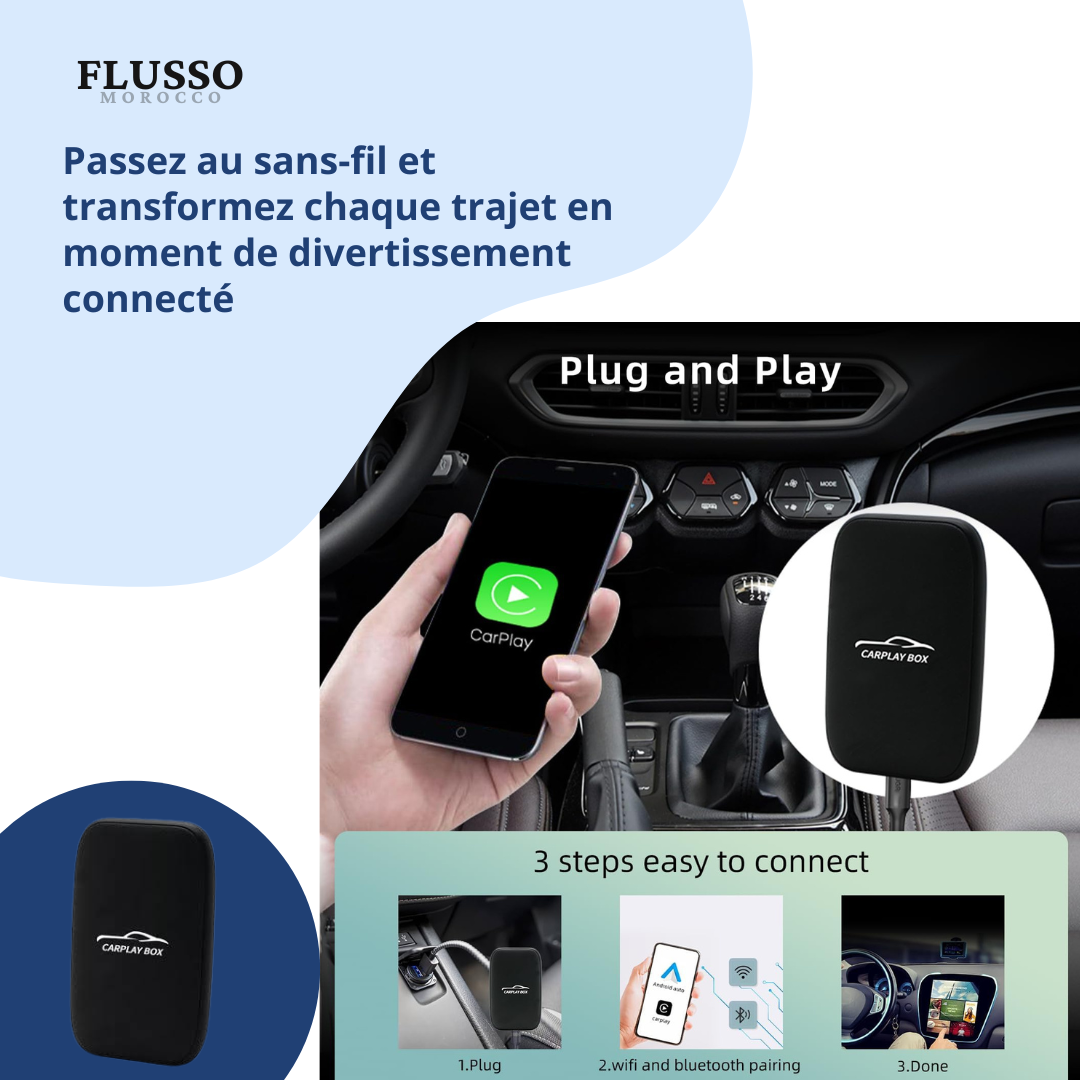 CarTap™| Carplay avec Youtube et Netfix