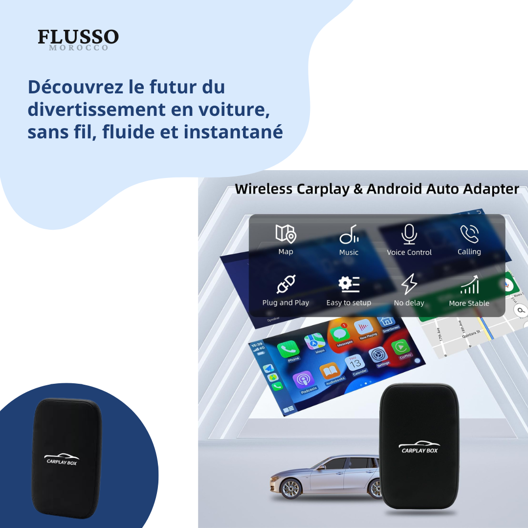 CarTap™| Carplay avec Youtube et Netfix