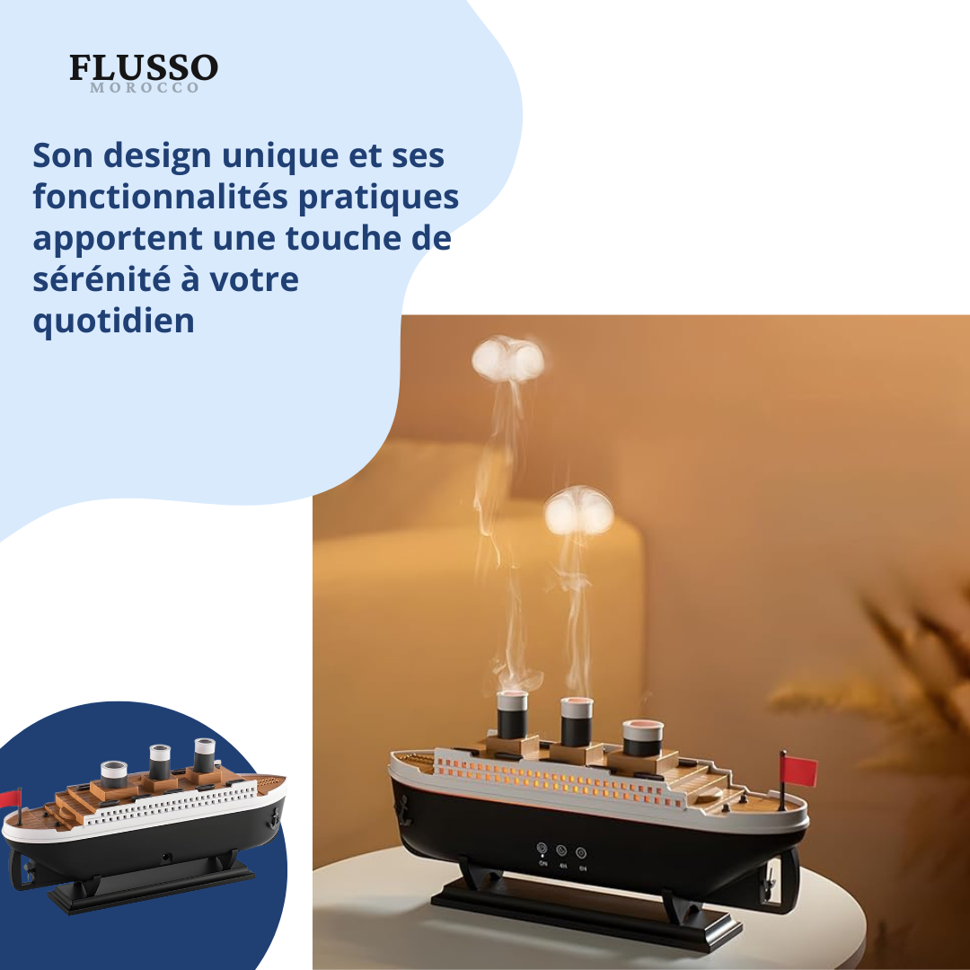 Essential Oil Diffuser™ | Humidificateur en forme de bateau