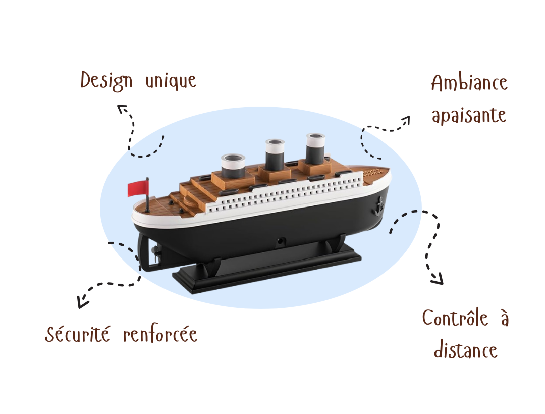 Essential Oil Diffuser™ | Humidificateur en forme de bateau