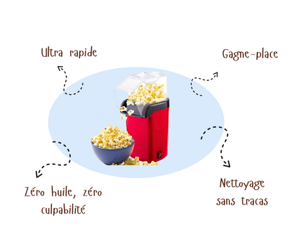 HotAirPop™ | Machine à Popcorn Sans Huile